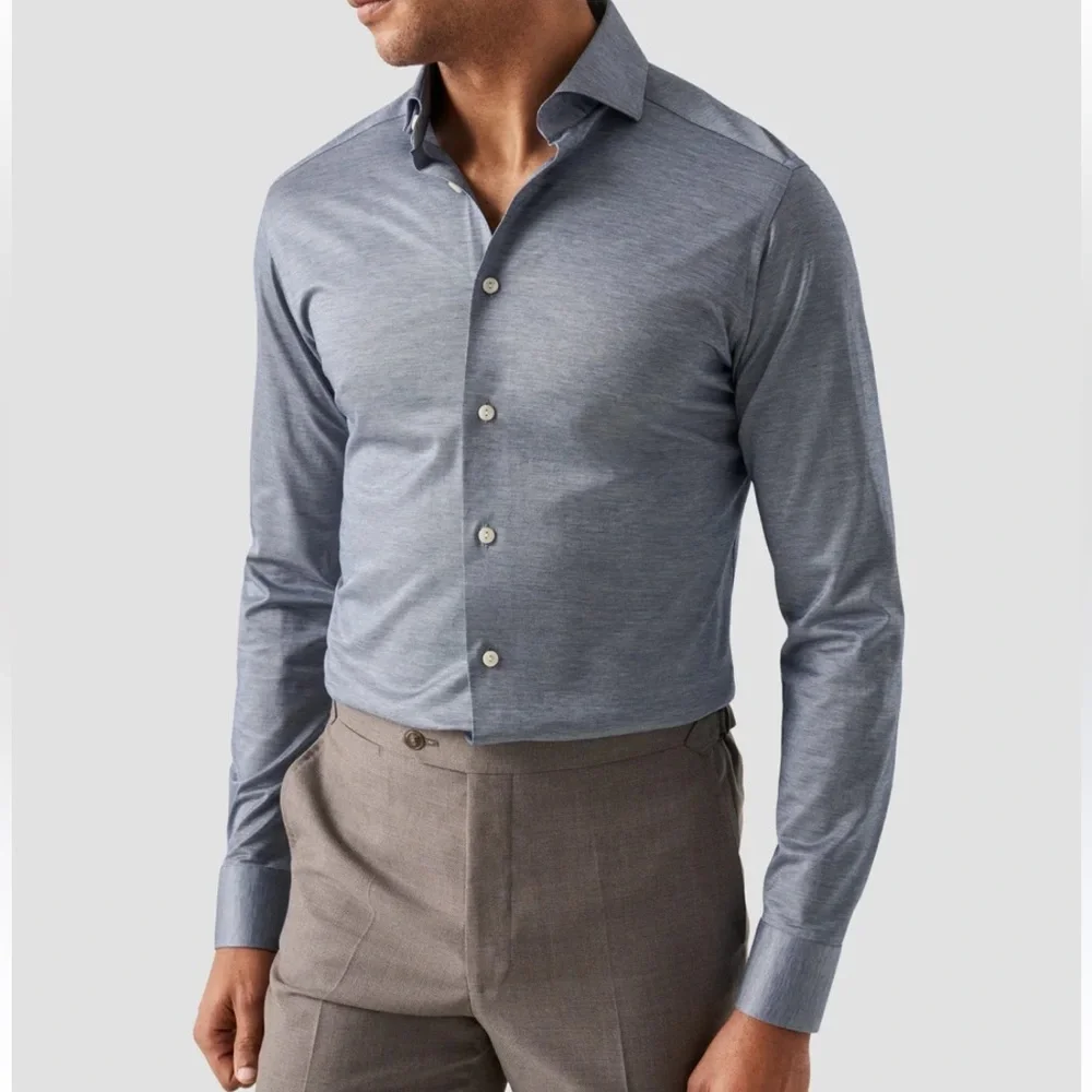 J. Crew Slate Blue Dress Shirt, size small